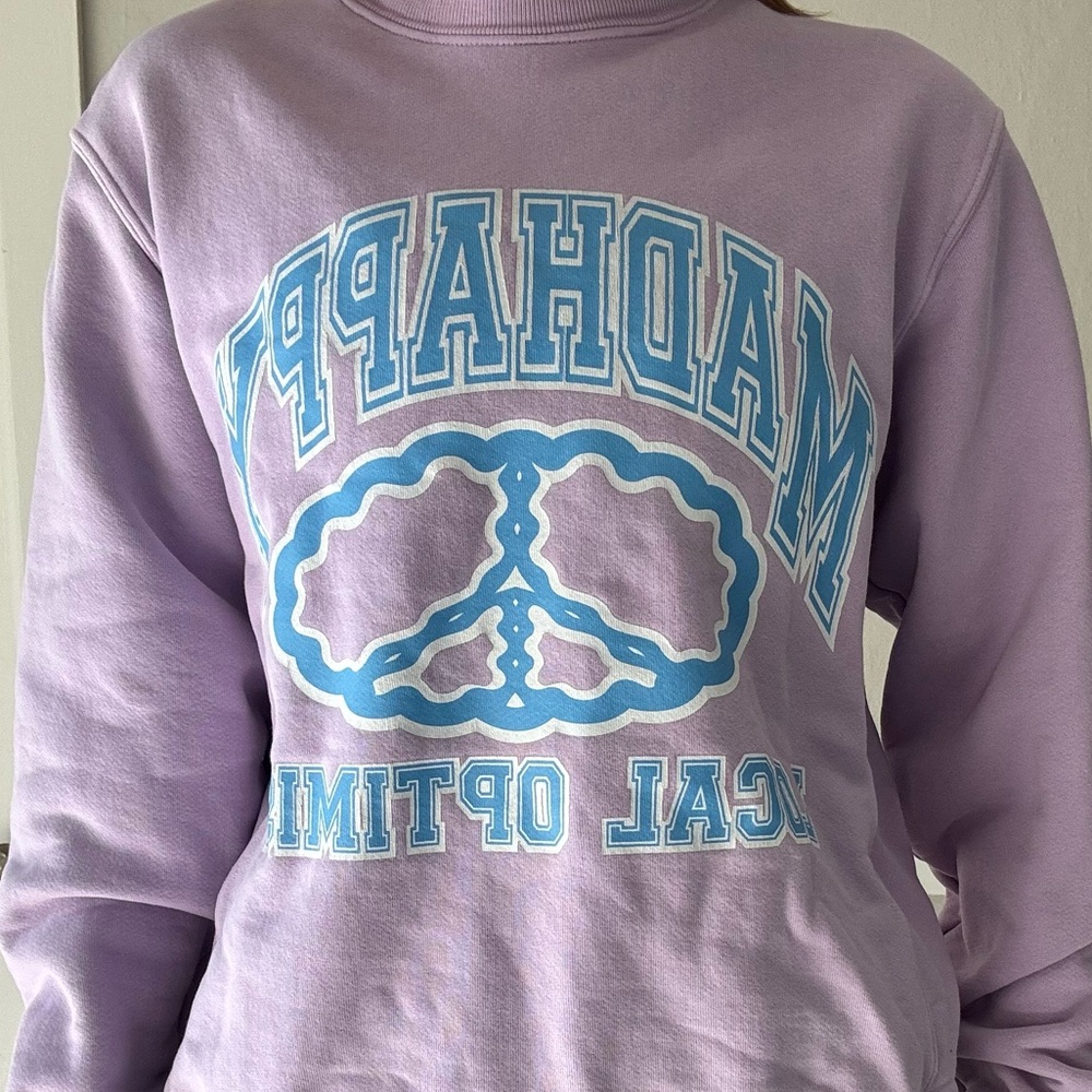 Madhappy Inner Peace Fleece Crewneck aster / XS